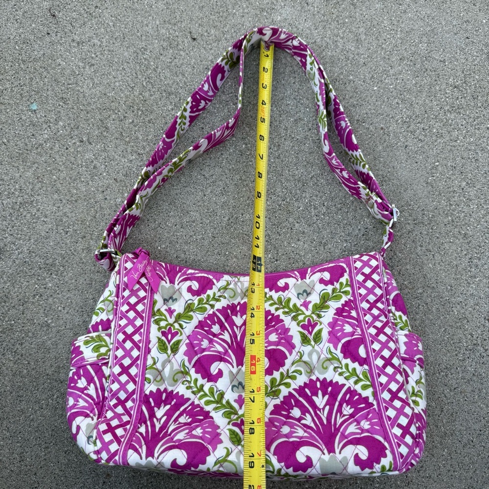 Vera Bradley On The Go Crossbody Bag shoulder bag retired Julep Tulip pattern - Picture 5 of 7